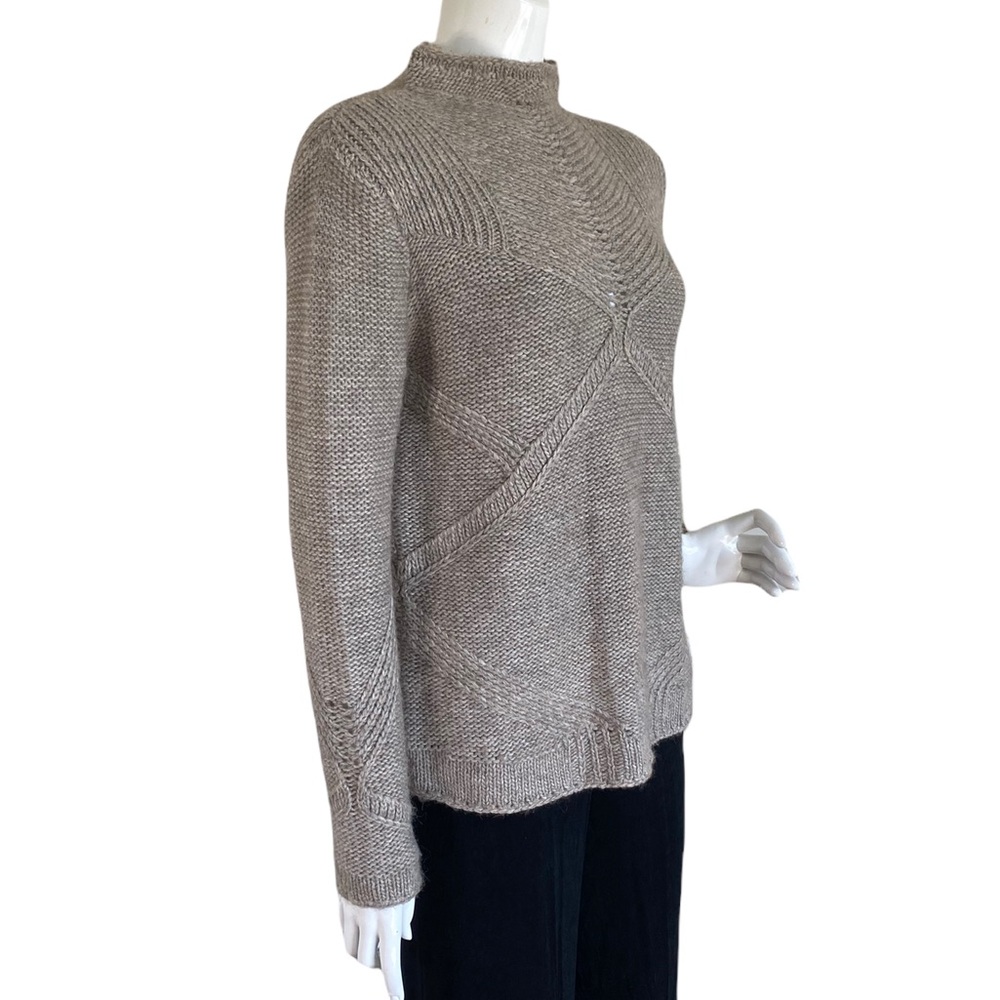 Helmut Lang chunky taupe sweater - size M